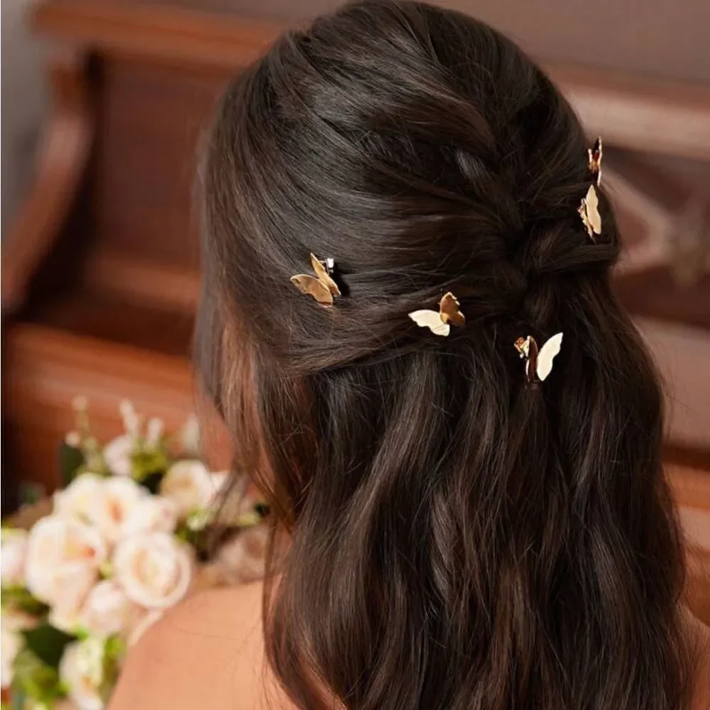 Butterfly hair clips S770